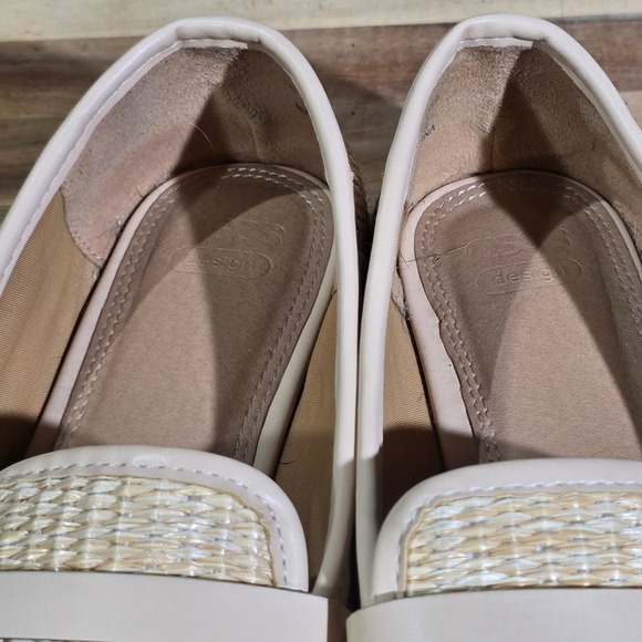 ASOS Design Raffia Woven‎ Loafers Penny Slip On Flats Natural Neutral US 9 - Picture 13 of 15